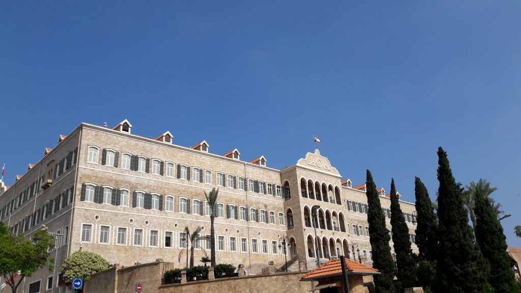 Grand Serail in Lebanese capital, Beirut 